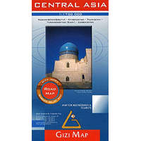 Gizi Map Central Asia autós térkép Gizi Map Közép-Ázsia térkép 1:1 750 000