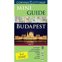 Corvina Kiadó Budapest térkép, Budapest Mini Guide angol Corvina 1:11 500