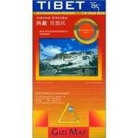 Gizi Map Tibet térkép domborzati Gizi Map 1:2 000 000