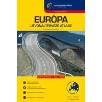 Cartographia Európa atlasz, útvonaltervező Cartographia 1:1 000 000