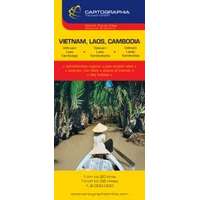 Cartographia Vietnam, Laosz, Kambodzsa térkép Cartographia 1:6 000 000 Vietnam térkép