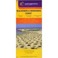 Cartographia Bulgária, Románia tengerpart térkép Cartographia 1:200 000