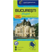 Expressmap Bukarest térkép, Bukarest várostérkép Cartographia Comfort Map fóliás 1:20 000