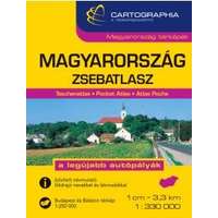 Cartographia Magyarország zsebatlasz Cartographia 1:250 000 Magyarország térkép, atlasz