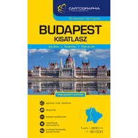 Cartographia Budapest atlasz Cartographia 1:20 000 Budapest kisatlasz, Budapest várostérkép