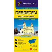 Cartographia Debrecen térkép, Debrecen várostérkép Cartographia 1:20000