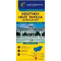 Cartographia Kehidakustány térkép, 1:11 000 Keszthely, Hévíz, Tapolca, Kehidakustány térkép Cartographia 2019