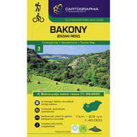 Cartographia Bakony turistatérkép Bakony észak térkép 1:40 000 Cartographia 2021