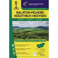 Cartographia Balaton-felvidék túrakalauz, Keszthelyi-hegység turistakalauz Cartographia 1:40 000 Balaton felvidék turistatérkép, túrakalauz