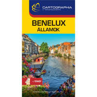 Cartographia Benelux útikönyv Benelux államok útikönyv Cartographia kiadó 2021
