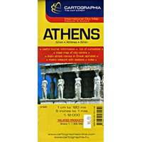 Cartographia Athén térkép Cartographia 1:12 000
