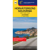 Cartographia Horvátország térkép autós, Szlovénia térkép Cartographia 1:500e