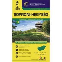 Cartographia Soproni-hegység turistatérkép Cartographia 1:40 000 2021