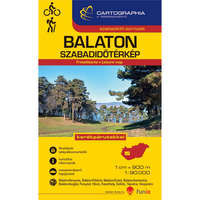 Cartographia Balaton szabadidőtérkép 1:90e. Cartographia Balaton térkép, Balaton turistatérkép