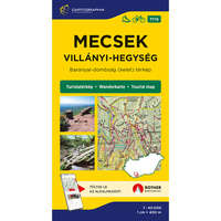 Cartographia Mecsek turistatérkép, Mecsek és Villányi-hegység turistatérkép Cartographia 1:40 000