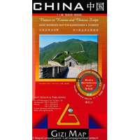 Gizi Map Kína térkép Gizi Map, tartományhatárokkal 1:6 500 000