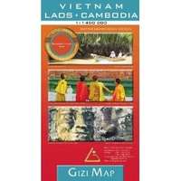 Gizi Map Vietnam, Laos, Cambodia térkép Gizi Map 1:1 400 000 Vietnam térkép