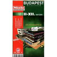 Topopress Budapest II.- XII. kerület térkép Topopress 1:13 000 1:11 000 II.kerület térkép 2018