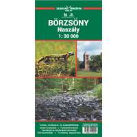 Szarvas András Fóliás Börzsöny térkép, Naszály, Börzsöny turista térkép 1:30 000 Szarvas kiadó