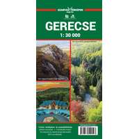 Szarvas András Gerecse turista térkép Szarvas kiadó Gerecse térkép 1:30 000