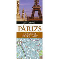 Panemex kiadó zsebútitárs Párizs útikönyv Párizs Zsebútitárs Panemex kiadó térképes útikalauz