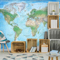 Artgeist Fotótapéta - World Map: Traditional Cartography 100x70