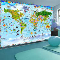 Artgeist Fotótapéta - World Map for Kids 100x70