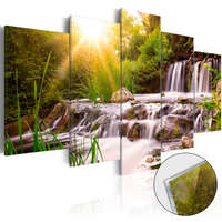 Artgeist Akrilüveg kép - Forest Waterfall [Glass]