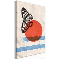 Artgeist Kép - Butterfly and Sunrise (1 Part) Vertical 40x60