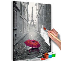 Artgeist Kifestő - Paris (Red Umbrella) 40x60
