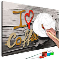 Artgeist Kifestő - I Love Coffee 60x40