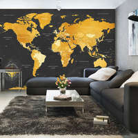 Artgeist Fotótapéta - Map: Golden World 100x70