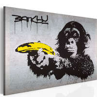 Artgeist Kép - Állj, vagy lő a majom! (Banksy)