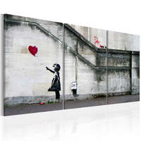Artgeist Kép - Mindig van remény (Banksy) - triptych 60x30