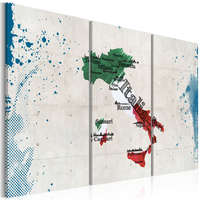 Artgeist Kép - Térkép Olaszország - triptych