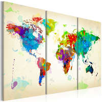 Artgeist Kép - All colors of the World - triptych