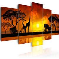 Artgeist Kép - Savanna - sunset 100x50