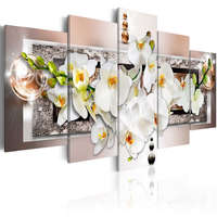 Artgeist Kép - White abstract orchid 100x50