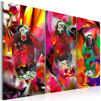 Artgeist Kép - Crazy Monkeys - triptych