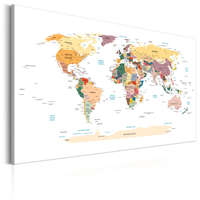 Artgeist Kép - World Map: Travel Around the World