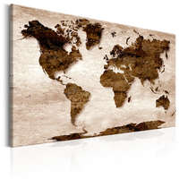 Artgeist Kép - World Map: The Brown Earth
