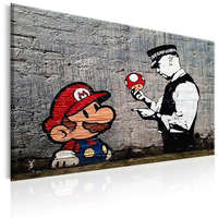 Artgeist Kép - Mario and Cop by Banksy