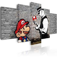 Artgeist Kép - Super Mario Mushroom Cop by Banksy 90x60