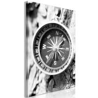 Artgeist Kép - Black and White Compass (1 Part) Vertical 40x60
