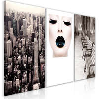 Artgeist Kép - Faces of City (3 Parts) 60x30