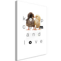 Artgeist Kép - Keep Calm and Love (1 Part) Vertical 40x60