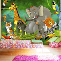 Artgeist Fotótapéta - Colourful Safari 100x70