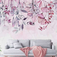 Artgeist Fotótapéta - Foggy Nature - Pink 100x70