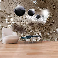 Artgeist Fotótapéta - Golden Jigsaw