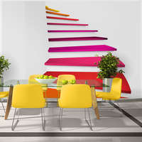 Artgeist Fotótapéta - Colorful stairs